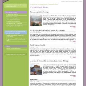 Page rubrique
