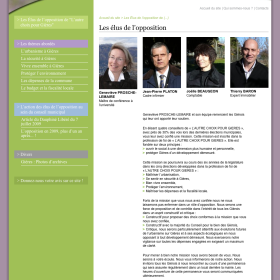 Page Trombinoscope