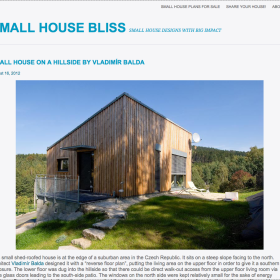 Small House On a Hillside by Vladimír Balda