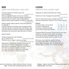 Livret - verso