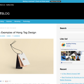 10 Fabulous Examples of Hang Tag Design